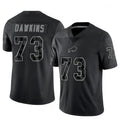 Punc B.Bills #73 Dion Dawkins Player Black RFLCTV Limited Stitched Jerseys