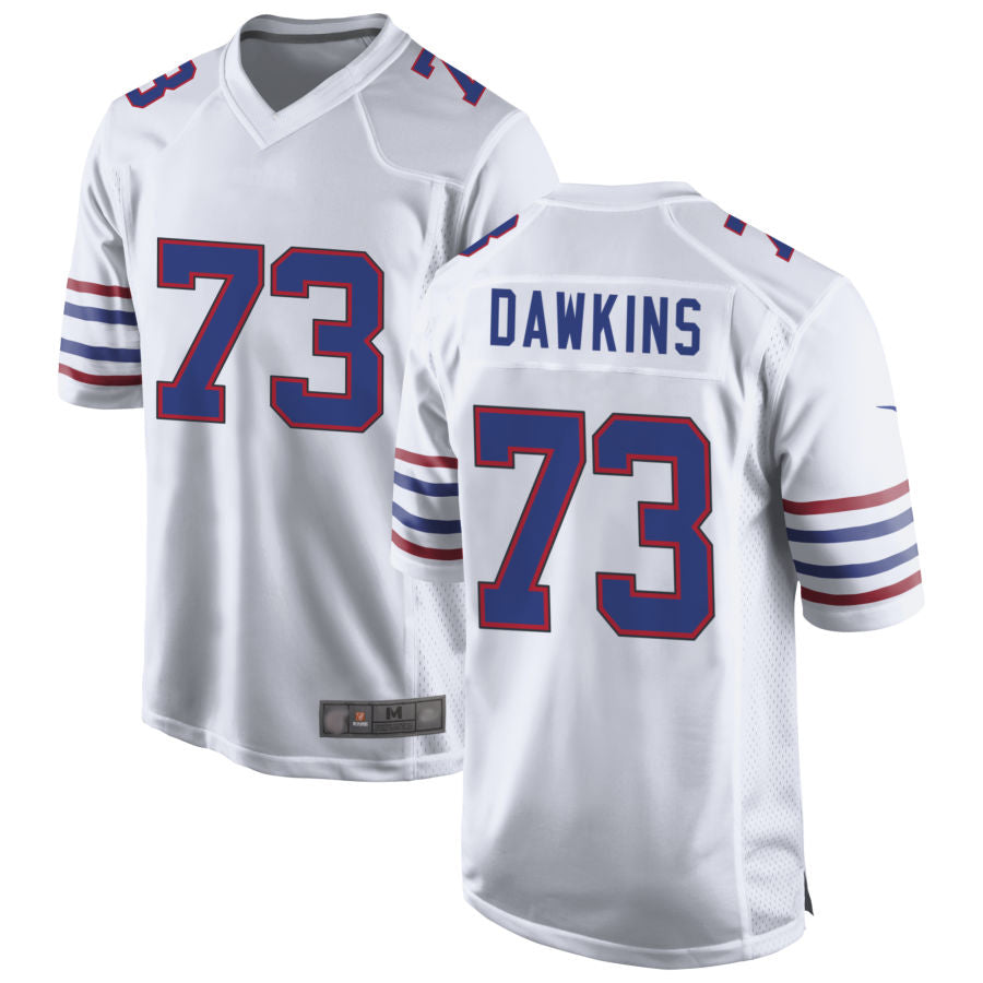 Punc B.Bills #73 Dion Dawkins Player White Game Stitched Jerseys