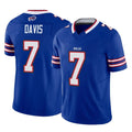 Punc B.Bills #7 Ray Davis Player Royal Vapor F.U.S.E. Limited Game Stitched Jerseys