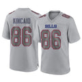 Punc B.Bills #86 Dalton Kincaid Player Gray Fashion Home Game Stitched Jerseys