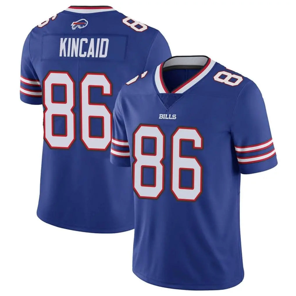 Punc B.Bills #86 Dalton Kincaid Player Royal Vapor Untouchable Limited Stitched Jerseys