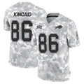 Punc B.Bills B.Bills #86 Dalton Kincaid Player Arctic Camo Salute to Service Limited Stitched Jerseys
