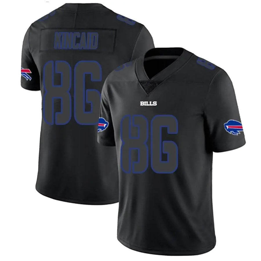 Punc B.Bills #86 Dalton Kincaid Player Black Limited  Stitched Jerseys