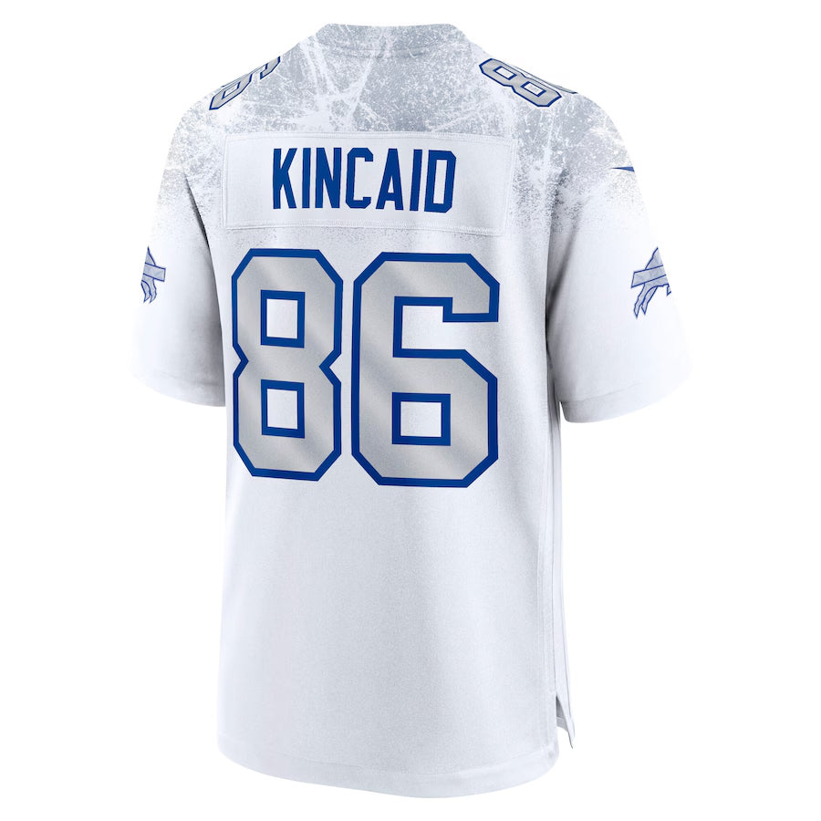Punc B.Bills #86 Dalton Kincaid Player White Rivalries Collection Game Stitched Jerseys