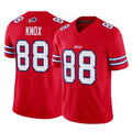 Punc B.Bills #88 Dawson Knox Player Red Vapor F.U.S.E. Limited Home Game Stitched Jerseys