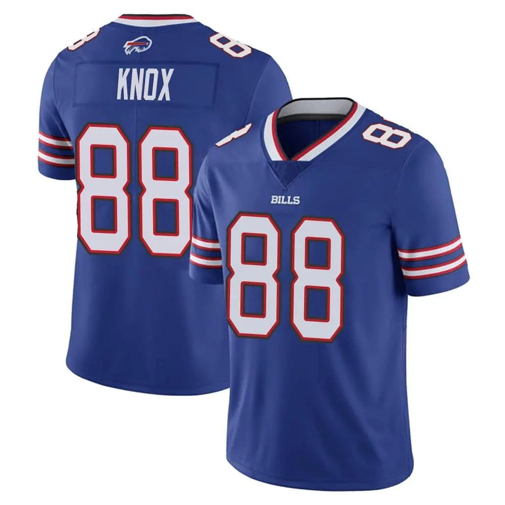 Punc B.Bills #88 Dawson Knox Player Royal Vapor Untouchable Limited Stitched Jerseys
