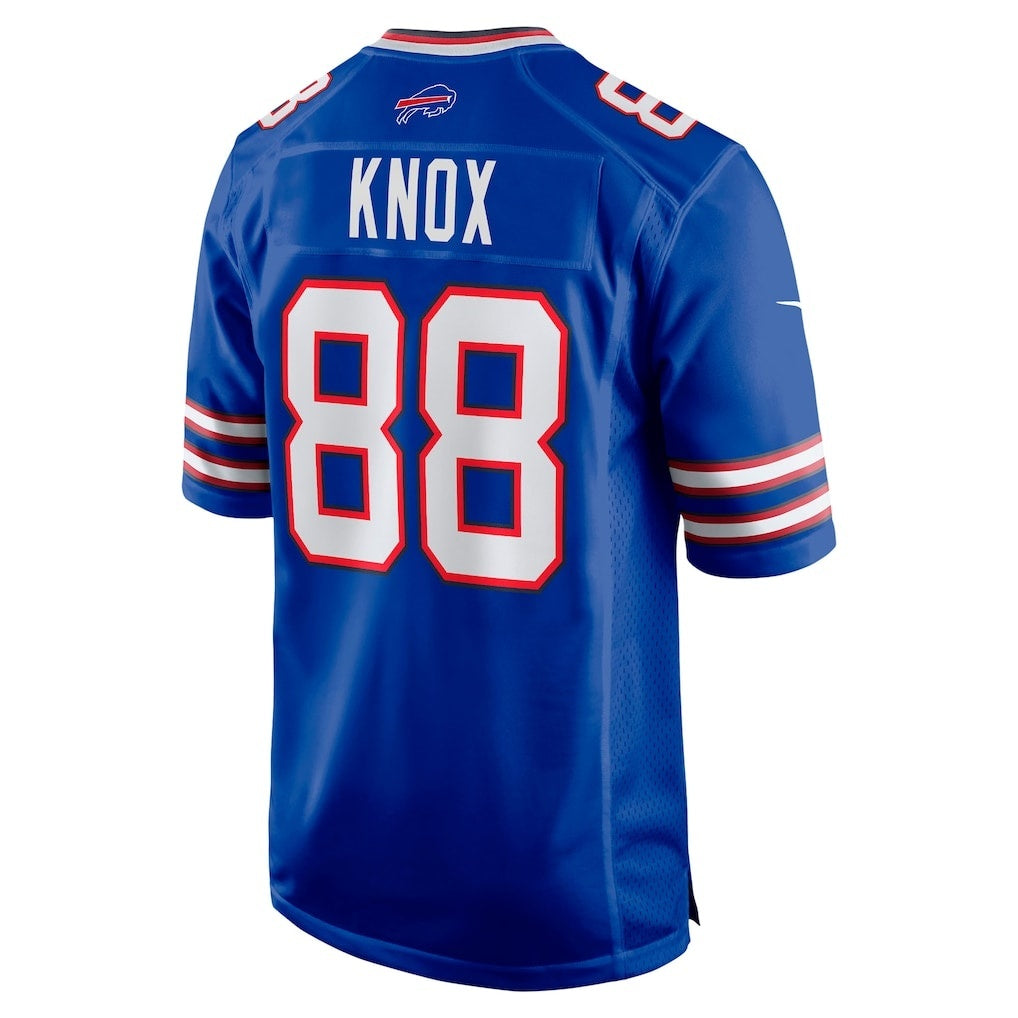 Punc B.Bills #88 Dawson Knox Royal Game Stitched Jerseys