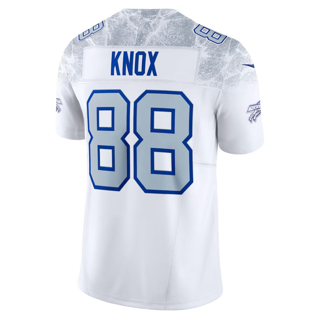 Punc B.Bills #88 Dawson Knox White 2025 Rivalries Collection Limited Stitched Jerseys