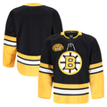 Punc B.Bruins Black 100th Anniversary Authentic Pro Stitched Jerseys