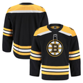 Punc B.Bruins Black Home Authentic Pro Stitched Jerseys
