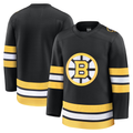Punc B.Bruins Black Home Premium Stitched Jerseys