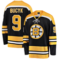 Punc B.Bruins #9 John Bucyk Black Premier Breakaway Retired Player Stitched Jerseys