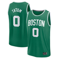 Punc B.Celtics #0 Jayson Tatum  Kelly Green Fast Break Replica Player Jerseys - Icon Edition