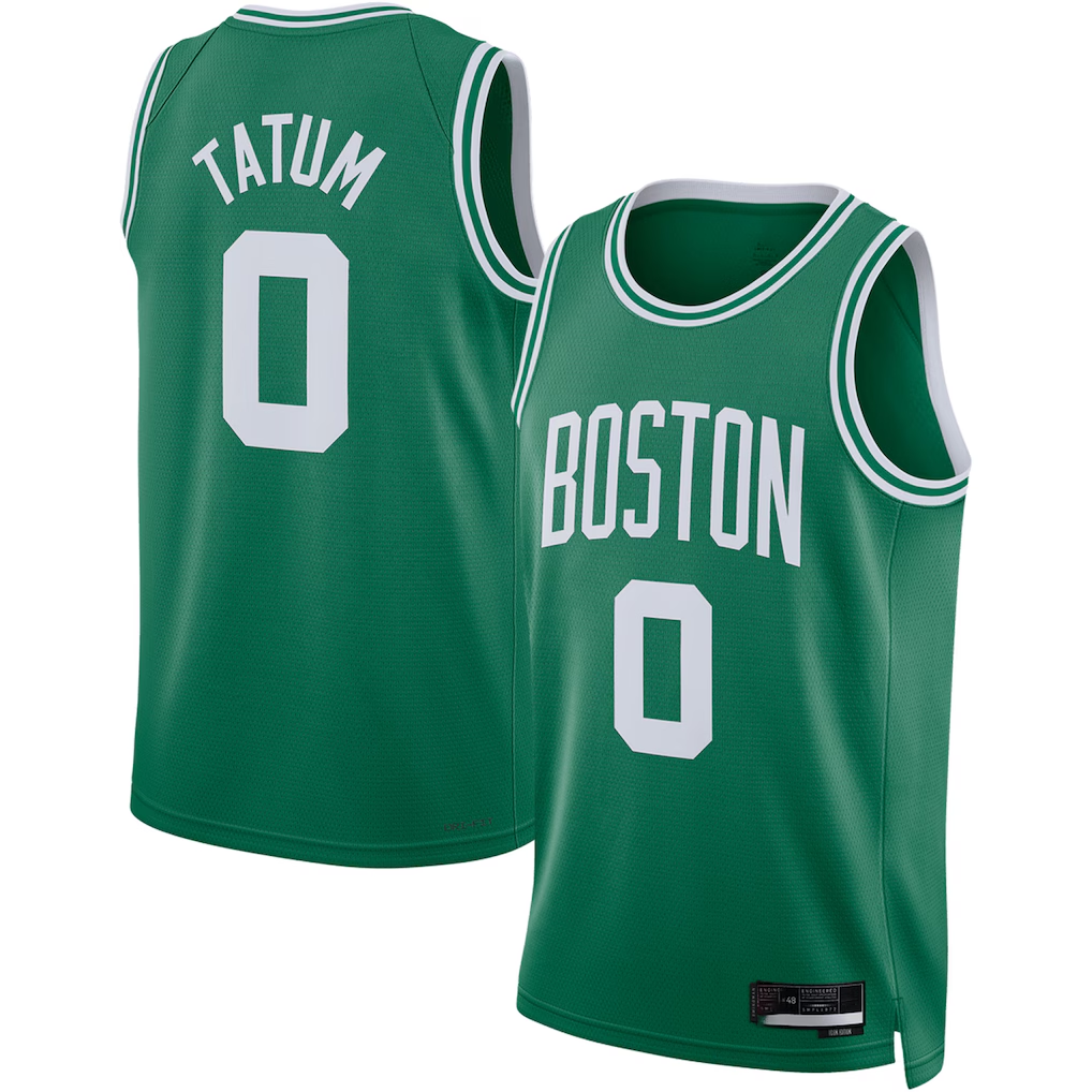Punc B.Celtics #0 Jayson Tatum Kelly Green Swingman Jerseys - Icon Edition