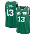 Punc B.Celtics #13 Paul George  Kelly Green Fast Break Replica Jerseys - Icon Edition