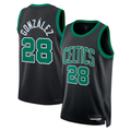 Punc B.Celtics #28 Hugo Gonz¨¢lez Black Swingman Jerseys - Statement Edition