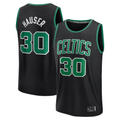 Punc B.Celtics #30 Sam Hauser Black Fast Break Replica Player Jerseys - Statement Edition