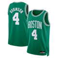 Punc B.Celtics #4 Mitchell Robinson Kelly Green Swingman Jerseys - Icon Edition