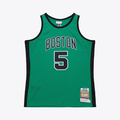 Punc B.Celtics #5 Kevin Garnett Mitchell & Ness Kelly Green 2007-08 Hardwood Classics Authentic Jerseys