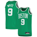 Punc B.Celtics #9 Derrick White Kelly Green Swingman Jerseys - Icon Edition
