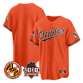 Punc B.Orioles Orange 30th Anniversary of 2131 Home Game Blank Player Stitched Jerseys