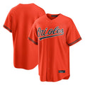Punc B.Orioles Orange Home Game Blank Player Stitched Jerseys