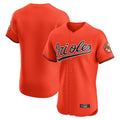 Punc B.Orioles Orange Limited Elite Home Game Blank Player Stitched Jerseys