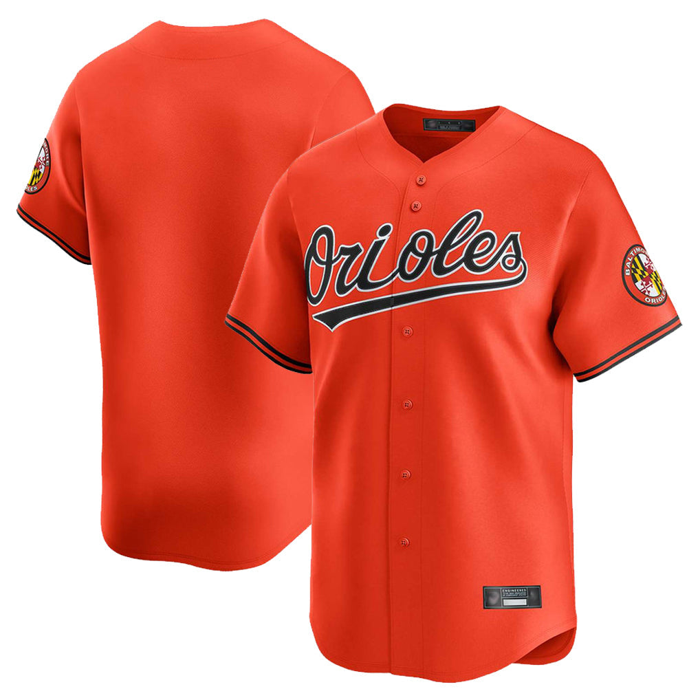 Punc B.Orioles Orange Limited Home Game Blank Player Stitched Jerseys