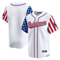 Punc B.Orioles White Independence Day Vapor Premier Limited Home Game Blank Player Stitched Jerseys