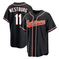 Punc B.Orioles #11 Jordan Westburg Player Black Snake Skin City Home Game Stitched Jerseys