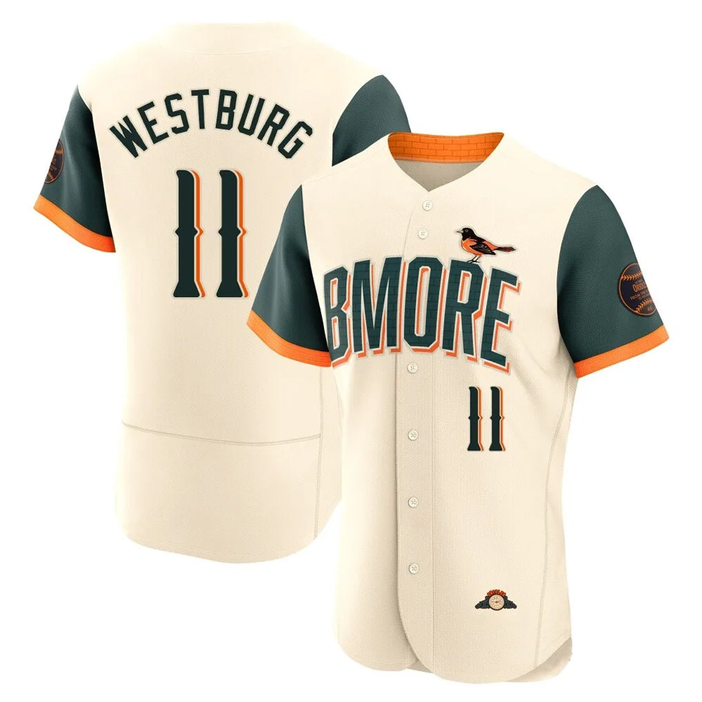Punc B.Orioles #11 Jordan Westburg Player Cream 2026 City Connect Limited Elite Home Game Stitched Jerseys