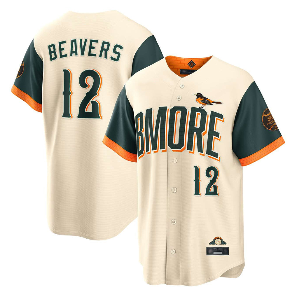 Punc B.Orioles #12 Dylan Beavers Player Cream 2026 City Connect Home Game Stitched Jerseys