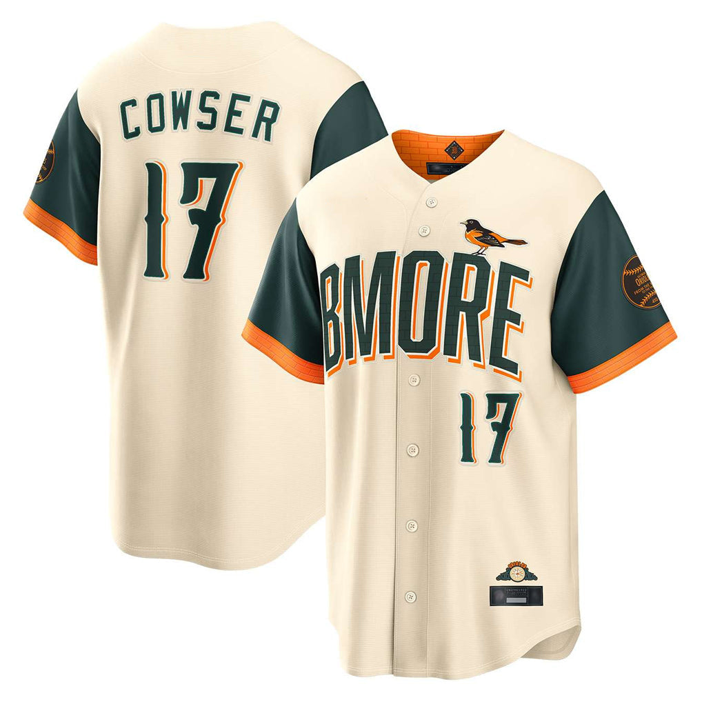Punc B.Orioles #17 Colton Cowser Player Cream 2026 City Connect Limited Elite Home Game Stitched Jerseys