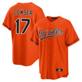 Punc B.Orioles #17 Colton Cowser Player Orange Home Game Stitched Jerseys