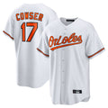 Punc B.Orioles #17 Colton Cowser Player White Home Game Stitched Jerseys