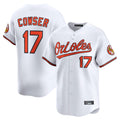 Punc B.Orioles #17 Colton Cowser Player White Limited Home Game Stitched Jerseys