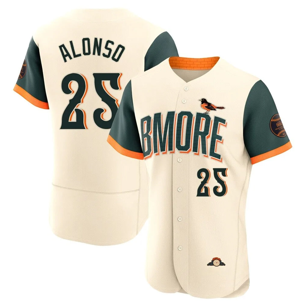 Punc B.Orioles #25 Pete Alonso Player Cream 2026 City Connect Limited Elite Home Game Stitched Jerseys