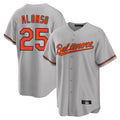 Punc B.Orioles #25 Pete Alonso Player Gray Home Game Stitched Jerseys
