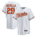Punc B.Orioles #29 Samuel Basallo Player White Home Game Stitched Jerseys