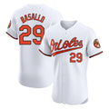 Punc B.Orioles #29 Samuel Basallo Player White Limited Elite Home Game Stitched Jerseys