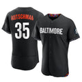 Punc B.Orioles #35 Adley Rutschman Black City Connect Limited Elite Home Game Stitched Jerseys