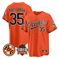 Punc B.Orioles #35 Adley Rutschman Orange 30th Anniversary of 2131 Home Game Stitched Jerseys