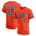 Punc B.Orioles #35 Adley Rutschman Orange Limited Elite Home Game Stitched Jerseys