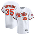 Punc B.Orioles #35 Adley Rutschman White Limited Home Game Stitched Jerseys
