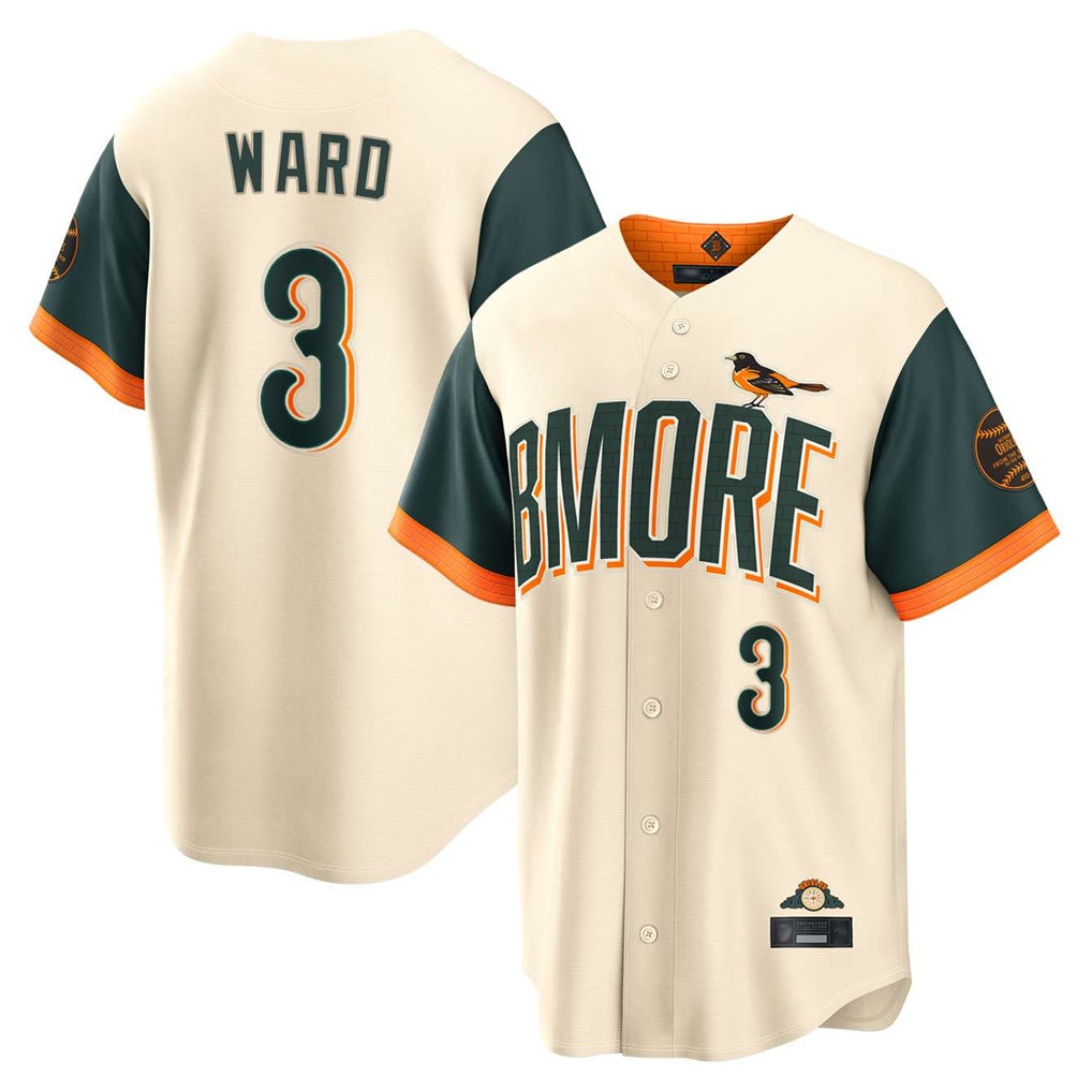 Punc B.Orioles #3 Taylor Ward Player Cream 2026 City Connect Home Game Stitched Jerseys