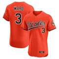 Punc B.Orioles #3 Taylor Ward Player Orange Limited Elite Home Game Stitched Jerseys