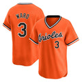 Punc B.Orioles #3 Taylor Ward Player Orange T-shirt Limited Home Game Stitched Jerseys