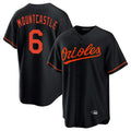 Punc B.Orioles #6 Ryan Mountcastle Player Black Home Game Stitched Jerseys