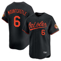 Punc B.Orioles #6 Ryan Mountcastle Player Black Limited Home Game Stitched Jerseys
