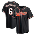 Punc B.Orioles #6 Ryan Mountcastle Player Black Out Home Game Stitched Jerseys